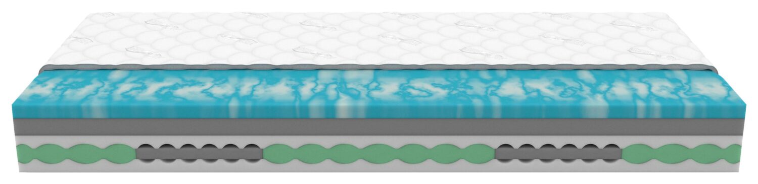 Kaltschaummatratze Valli H2 ca. 80x200cm Textil Nadana Möbel > Matratzen > Schaummatratze > Kaltschaummatratze Weiß