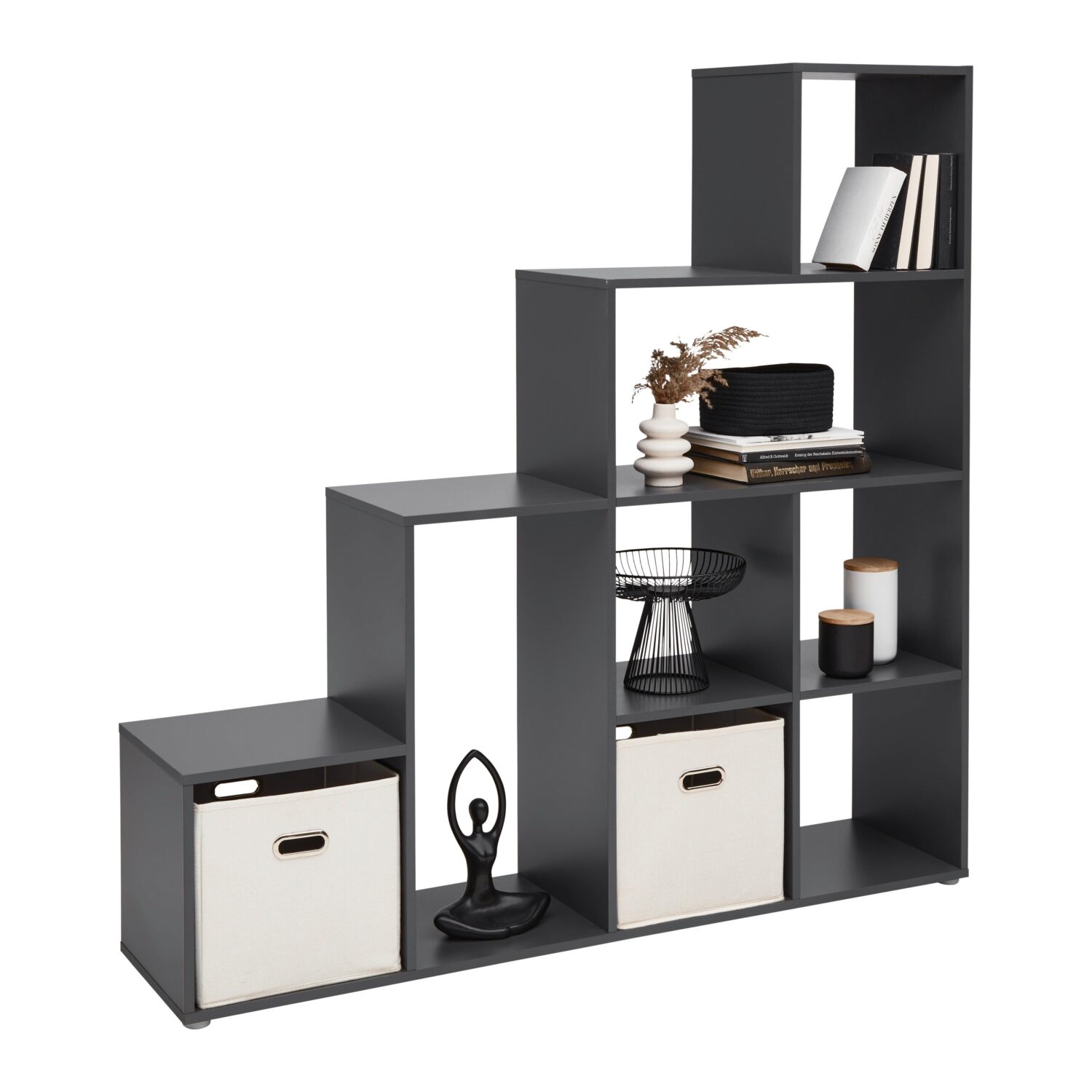 Wohnli Möbelsuche - Regal Cassa 2 Anthrazit