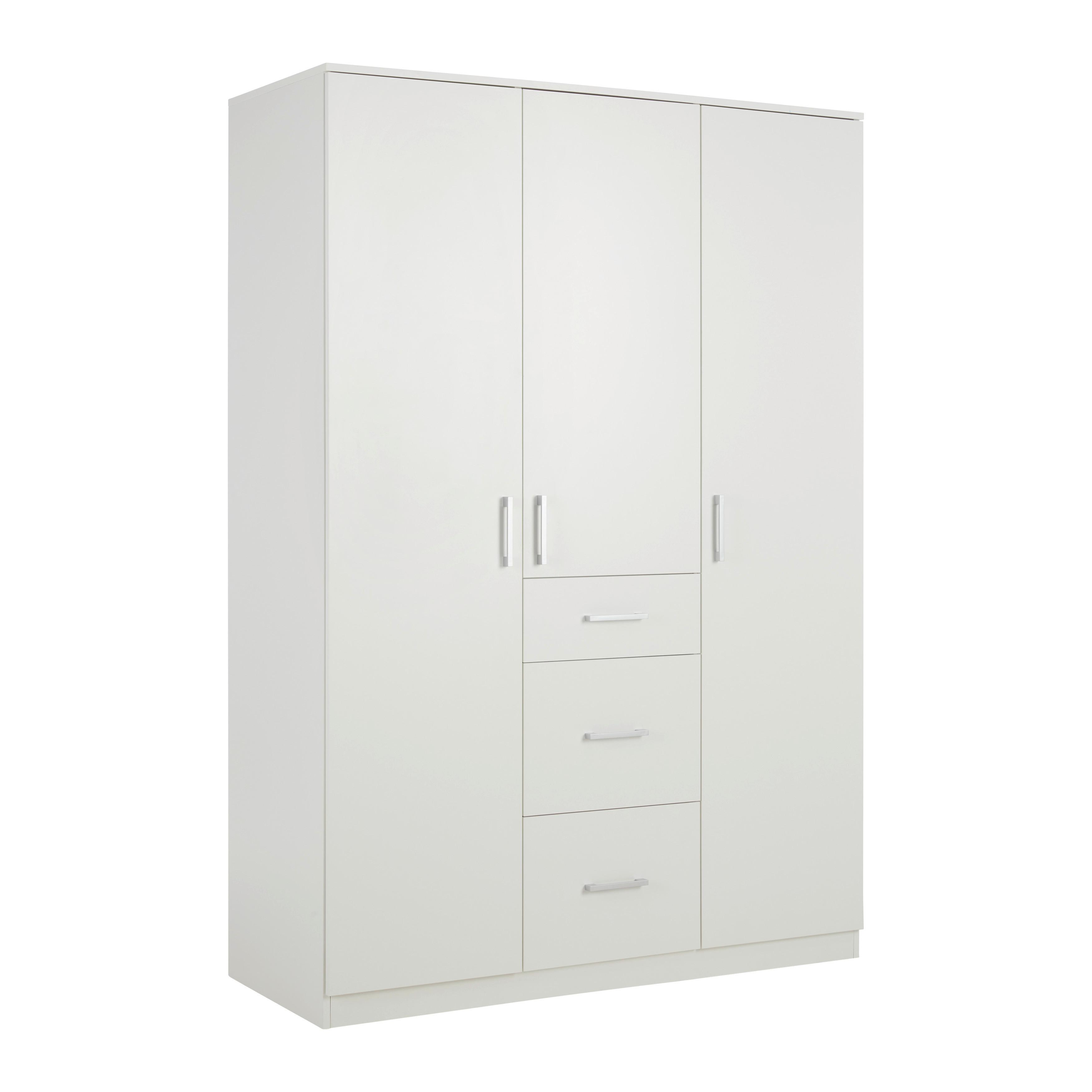 wohnli-moebel-suche-001555019501 Wohnli Möbelsuche - Drehtürenschrank Lasse 3T Weiß