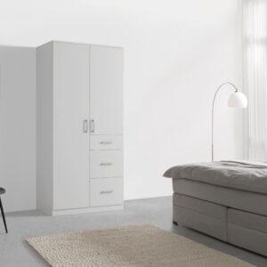 wohnli-moebel-suche-001555019502-1 Drehtürenschrank Lasse 2T Weiß Holzwerkstoff Mömax Möbel > Schränke > Kleiderschränke > Drehtürenschränke Weiß