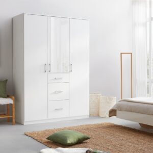 Drehtürenschrank Lasse Weiß Holz Mömax Möbel > Schränke > Kleiderschränke > Drehtürenschränke Weiß