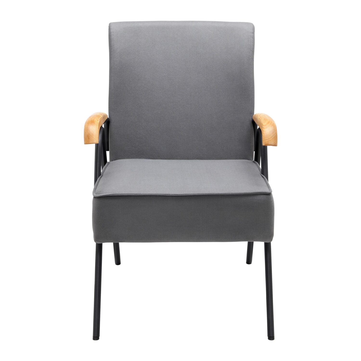 Wohnli Möbelsuche - Sessel Nati Grau Mikrofaser