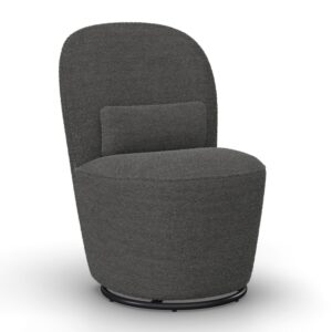 Wohnli Möbelsuche - Stuhl Vittore Grau Bouclé Gepolstert