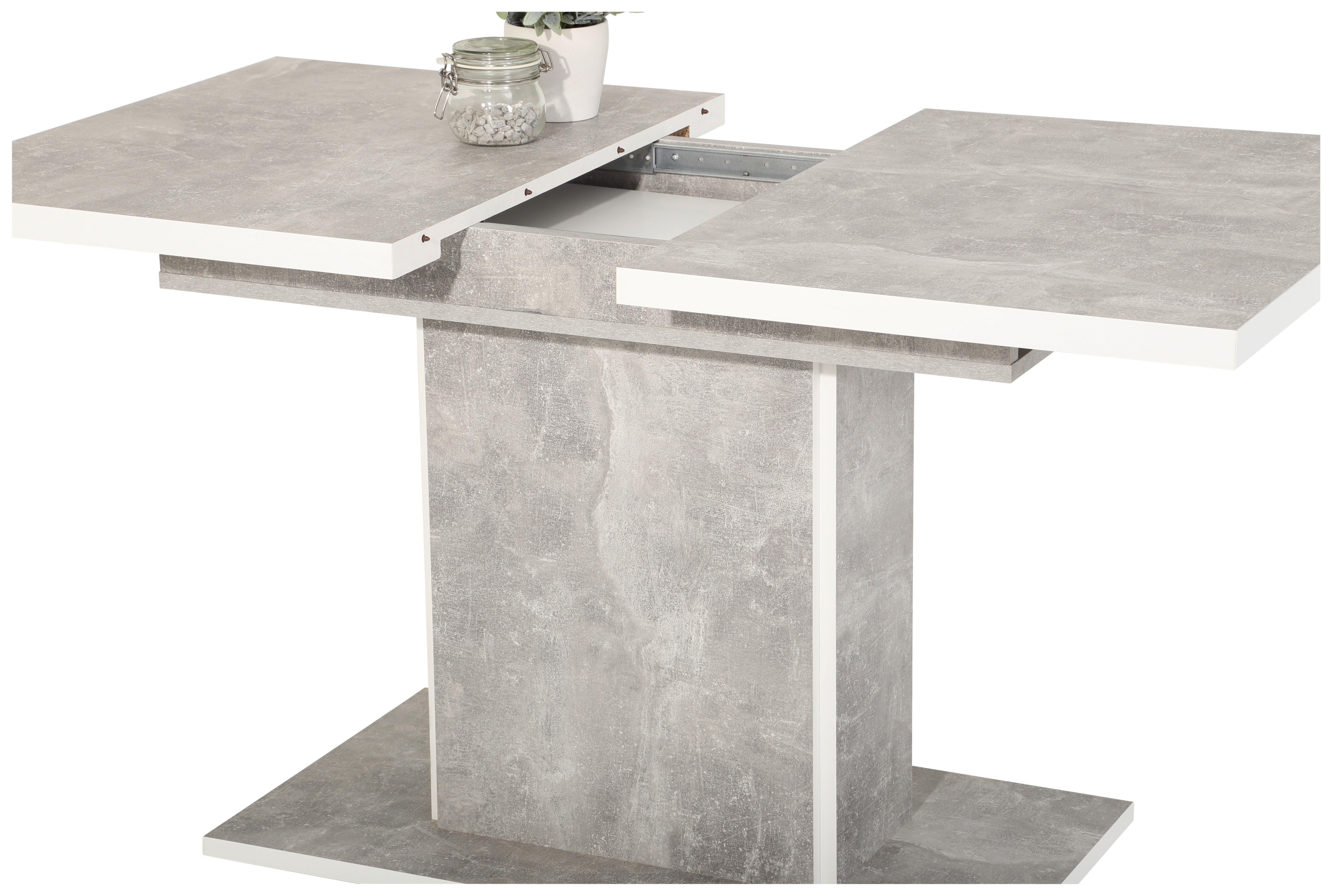 wohnli-moebel-suche-001606024601-1 Ausziehtisch Alice in Hellgrau ca. 160x80x76cm Holzwerkstoff P & B Möbel > Tische > Esstische Grau