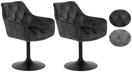 Wohnli Möbelsuche - Stuhl-Set gepolstert drehbar 2er-Set