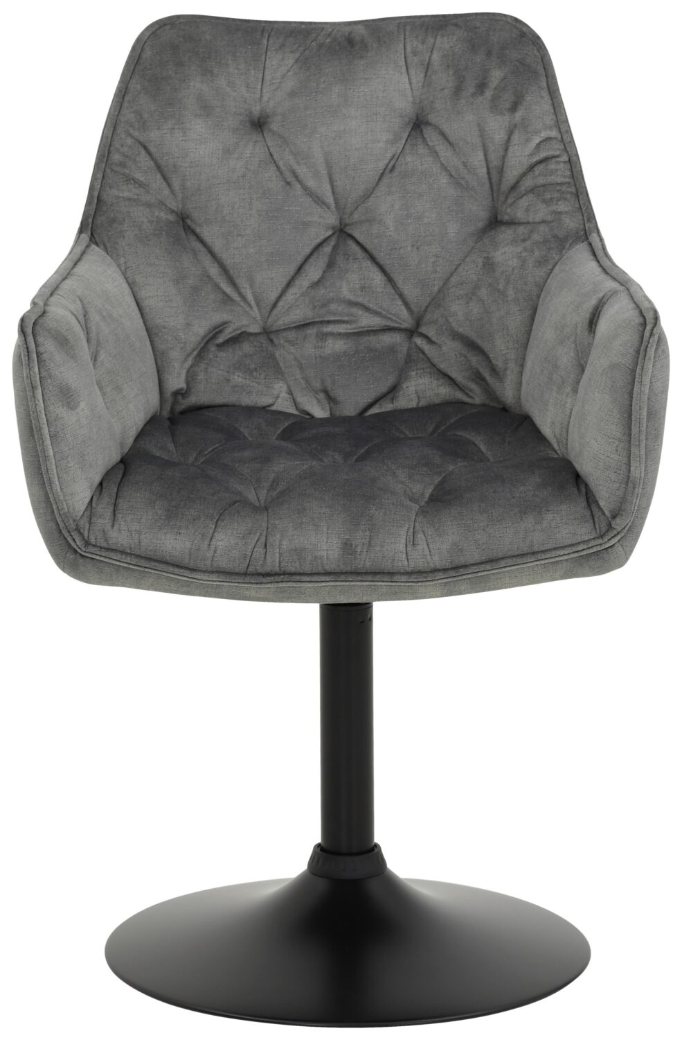 Stuhl-Set Stuhl-Set (2-teilig) in Grau Metall, Textil MID.YOU Möbel > Stühle > Stuhl-Sets > Esszimmerstühle Sets Grau