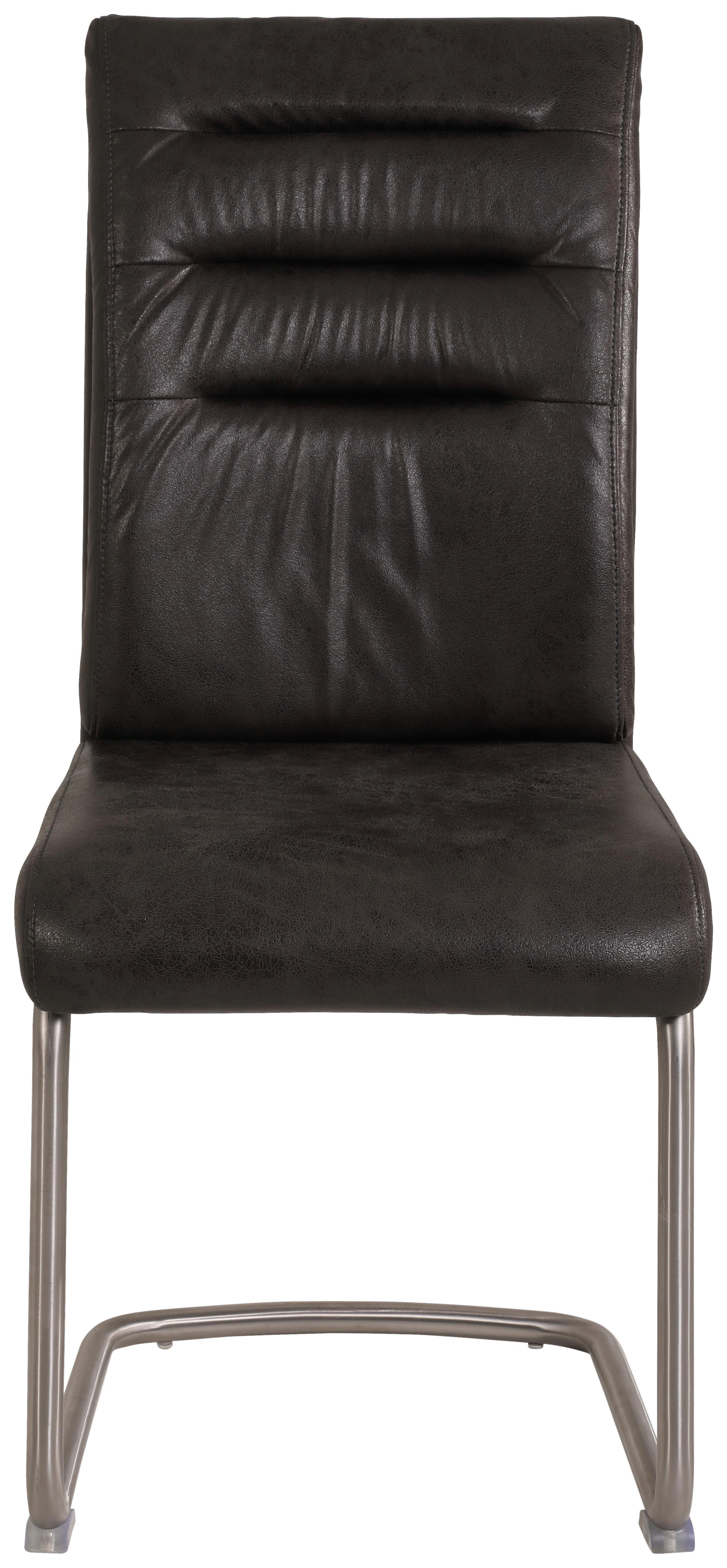 Schwingstuhl Paula Anthrazit PAULA S Metall, Textil MID.YOU Möbel > Stühle > Stuhl-Sets > Esszimmerstühle Sets Anthrazit