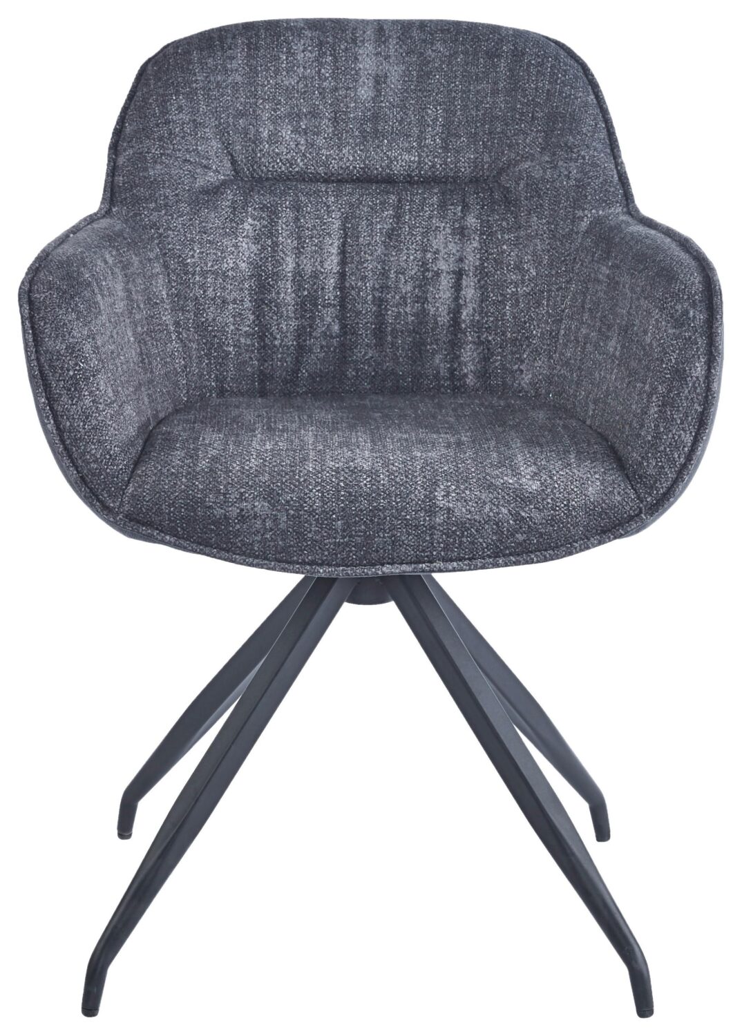 Armlehnstuhl Nadja in Grau Metall, Textil Mömax Wohnzimmermöbel Grau