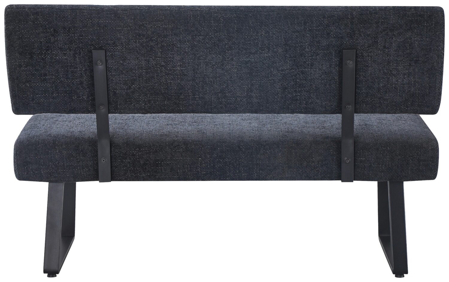 Sitzbank Luise 2 Schwarz Metall, Textil Mömax Möbel > Bänke > Sitzbänke Schwarz