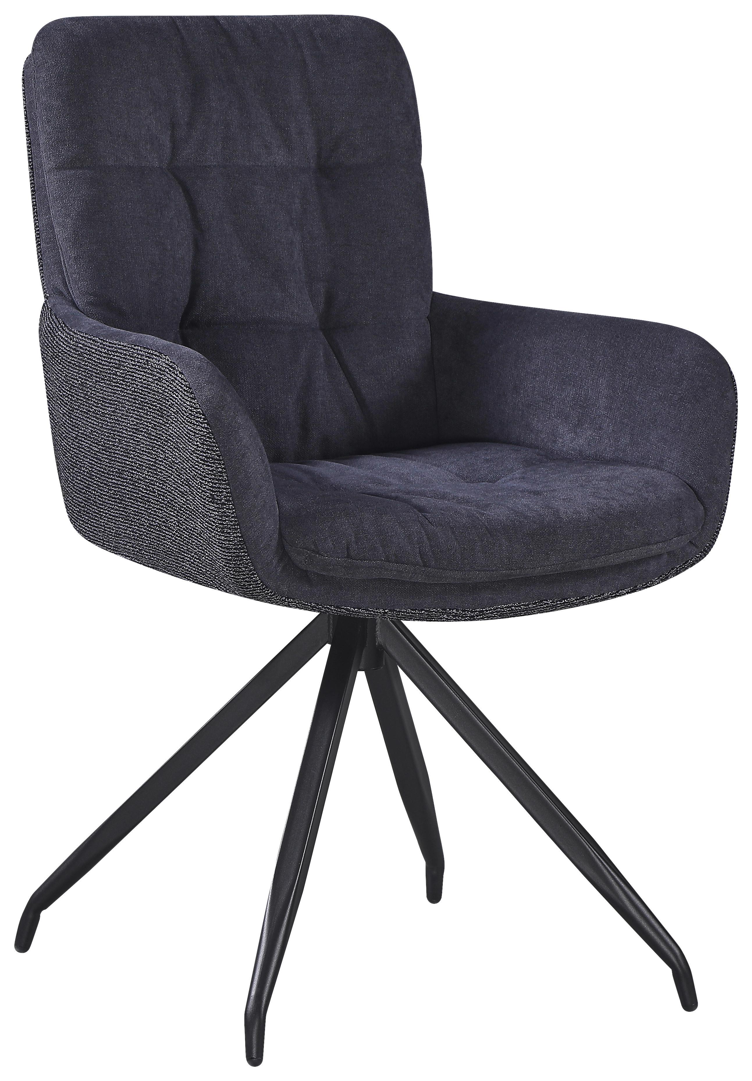 Wohnli Möbelsuche - Armlehnstuhl Nova Grau/Schwarz