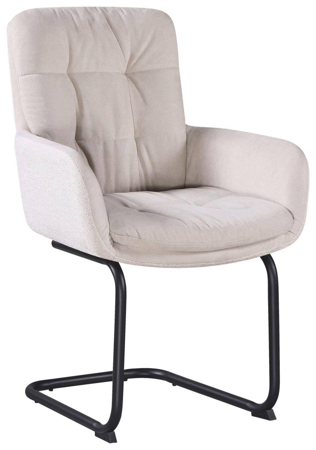 Wohnli Möbelsuche - Armlehnstuhl Nova Beige/Schwarz