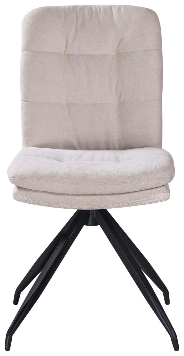 Stuhl Nova Beige Metall, Textil Premium Living Wohnzimmermöbel Beige