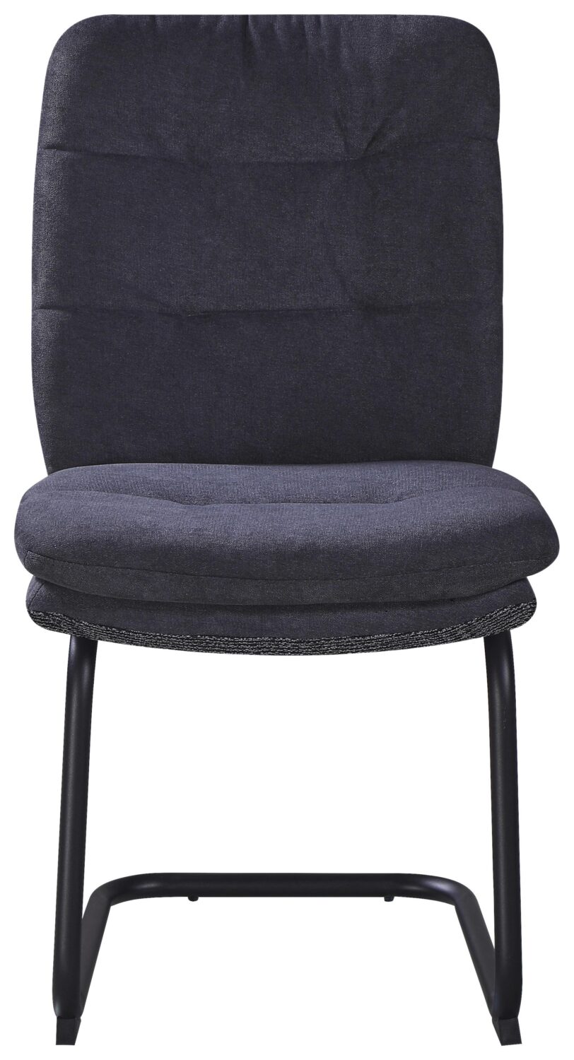 Stuhl Nova Grau Metall, Textil Premium Living Wohnzimmermöbel Grau