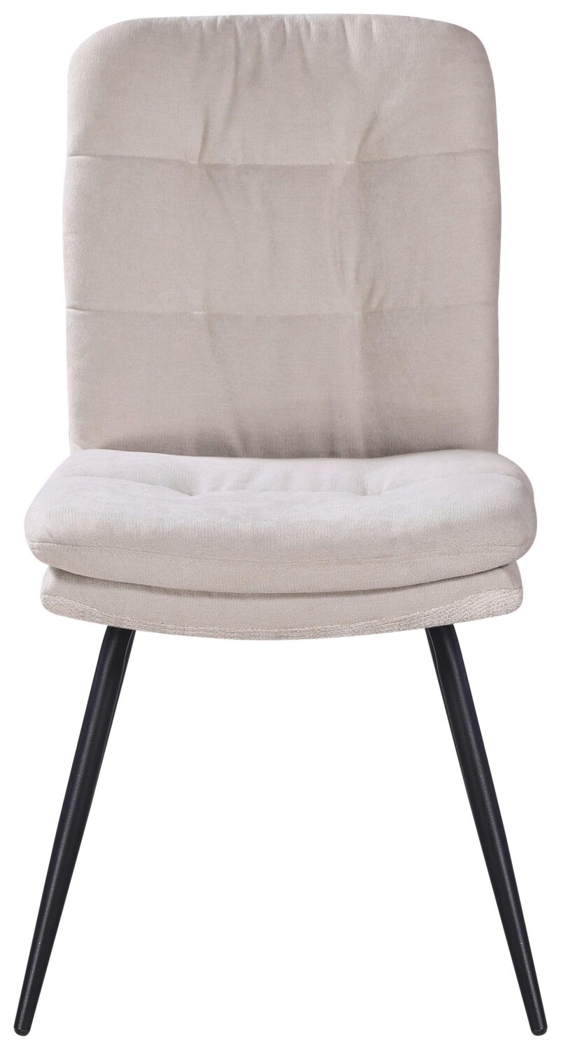 Stuhl Nova Beige Metall, Textil Premium Living Wohnzimmermöbel Beige