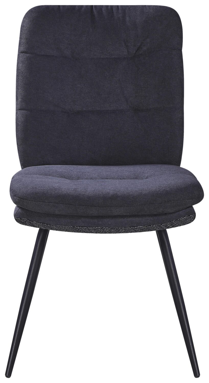 Stuhl Nova Grau Metall, Textil Premium Living Wohnzimmermöbel Grau