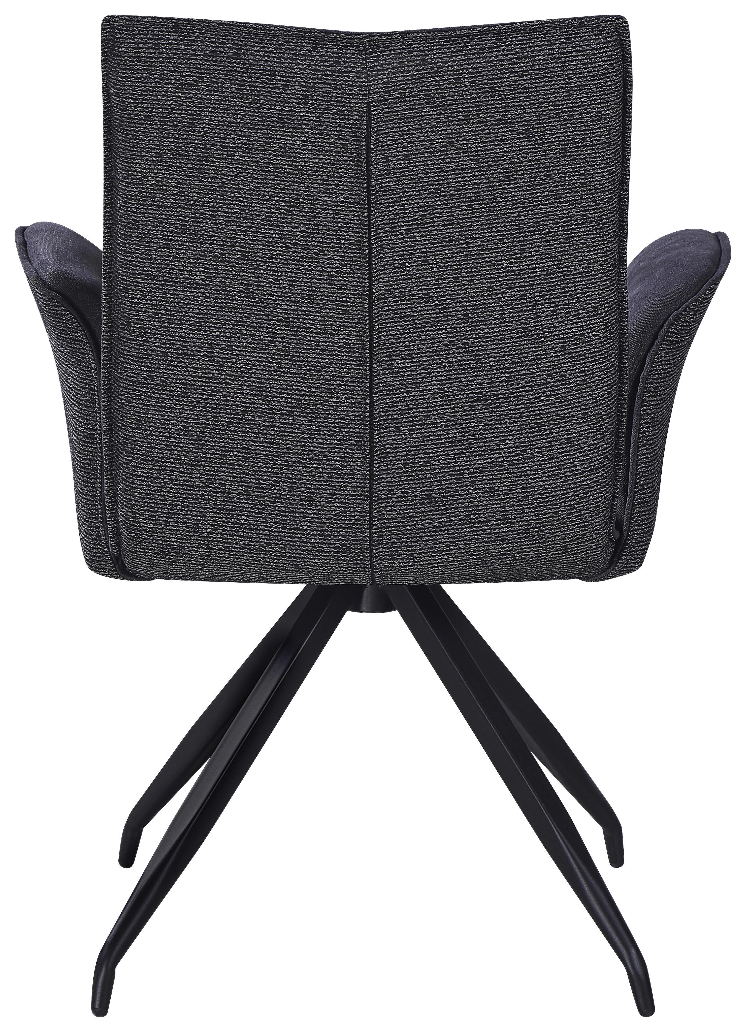 Armlehnstuhl Nova Grau Metall, Textil Mömax Wohnzimmermöbel Grau