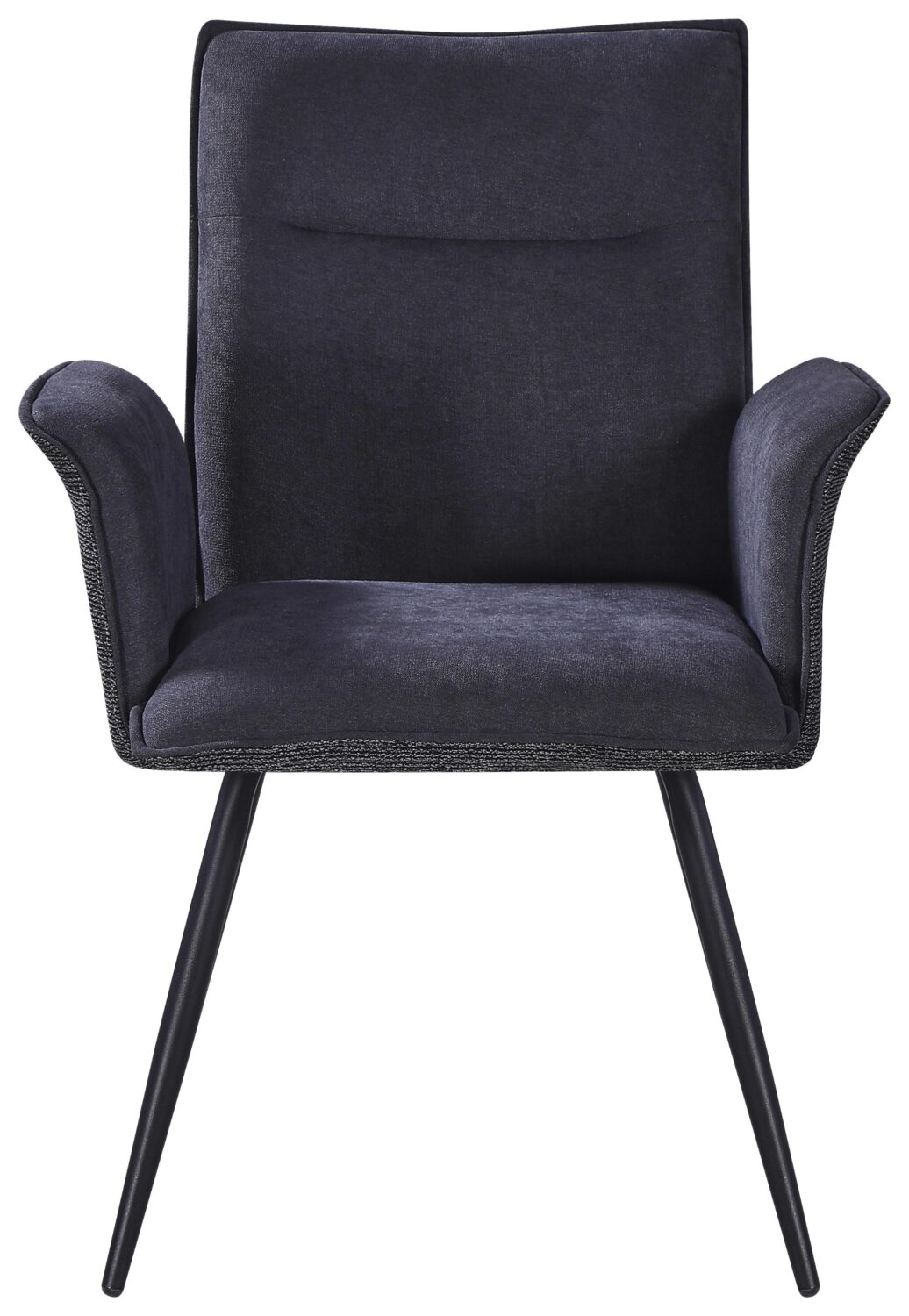 Armlehnstuhl Nova Grau Metall, Textil Premium Living Wohnzimmermöbel Grau