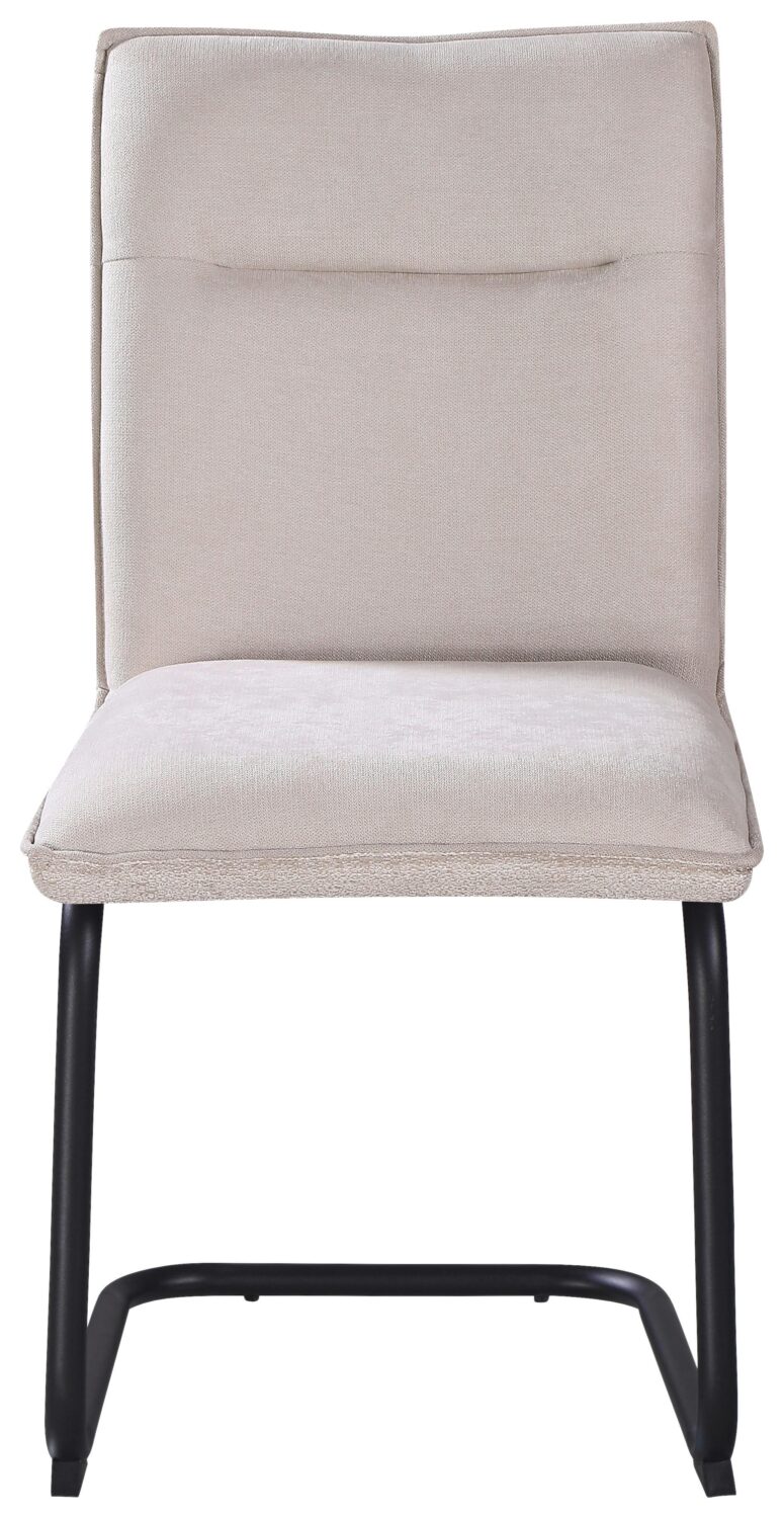 Stuhl Nova Beige Metall, Textil Premium Living Wohnzimmermöbel Beige