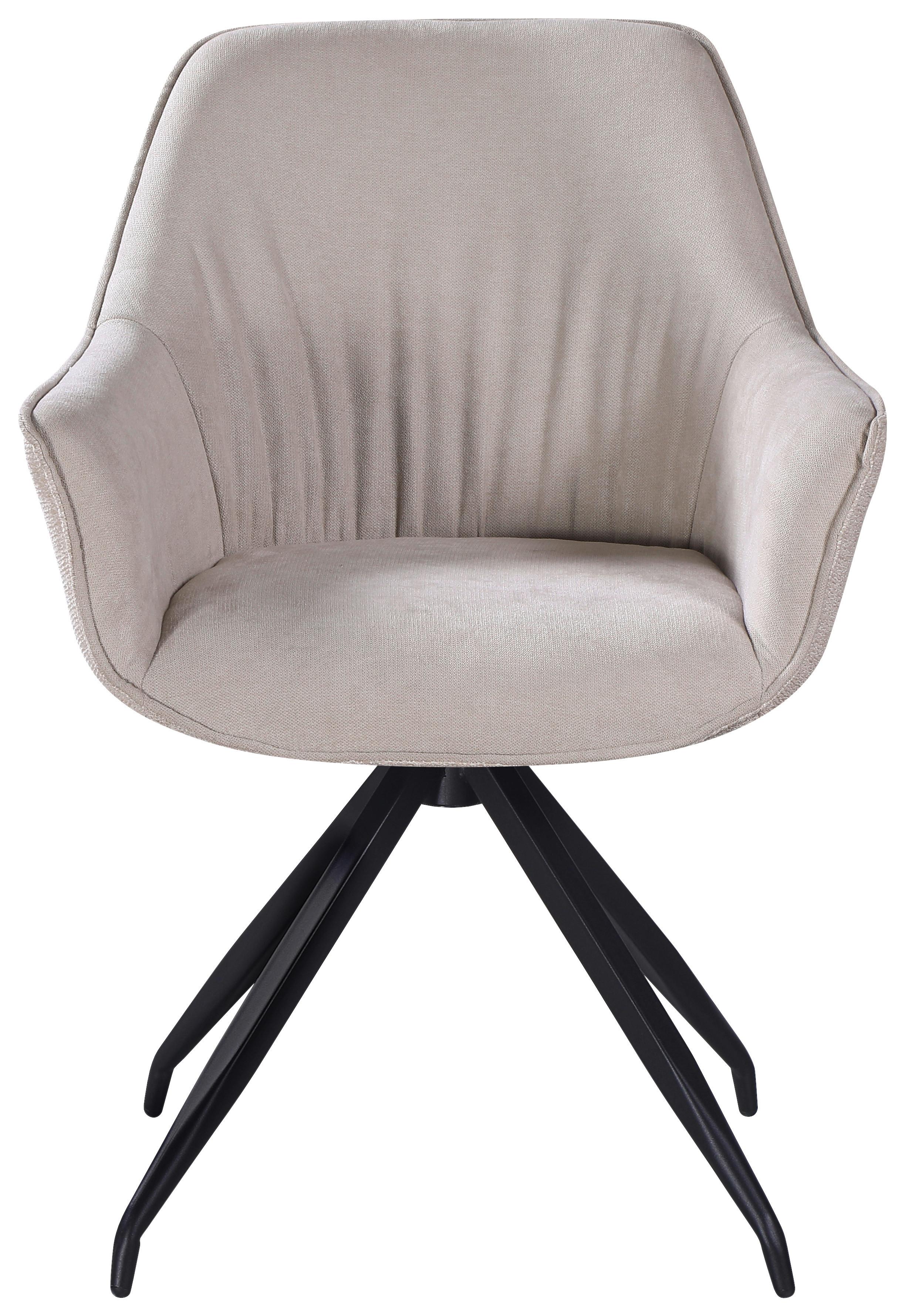 Armlehnstuhl Nova Beige Metall, Textil Mömax Wohnzimmermöbel Beige