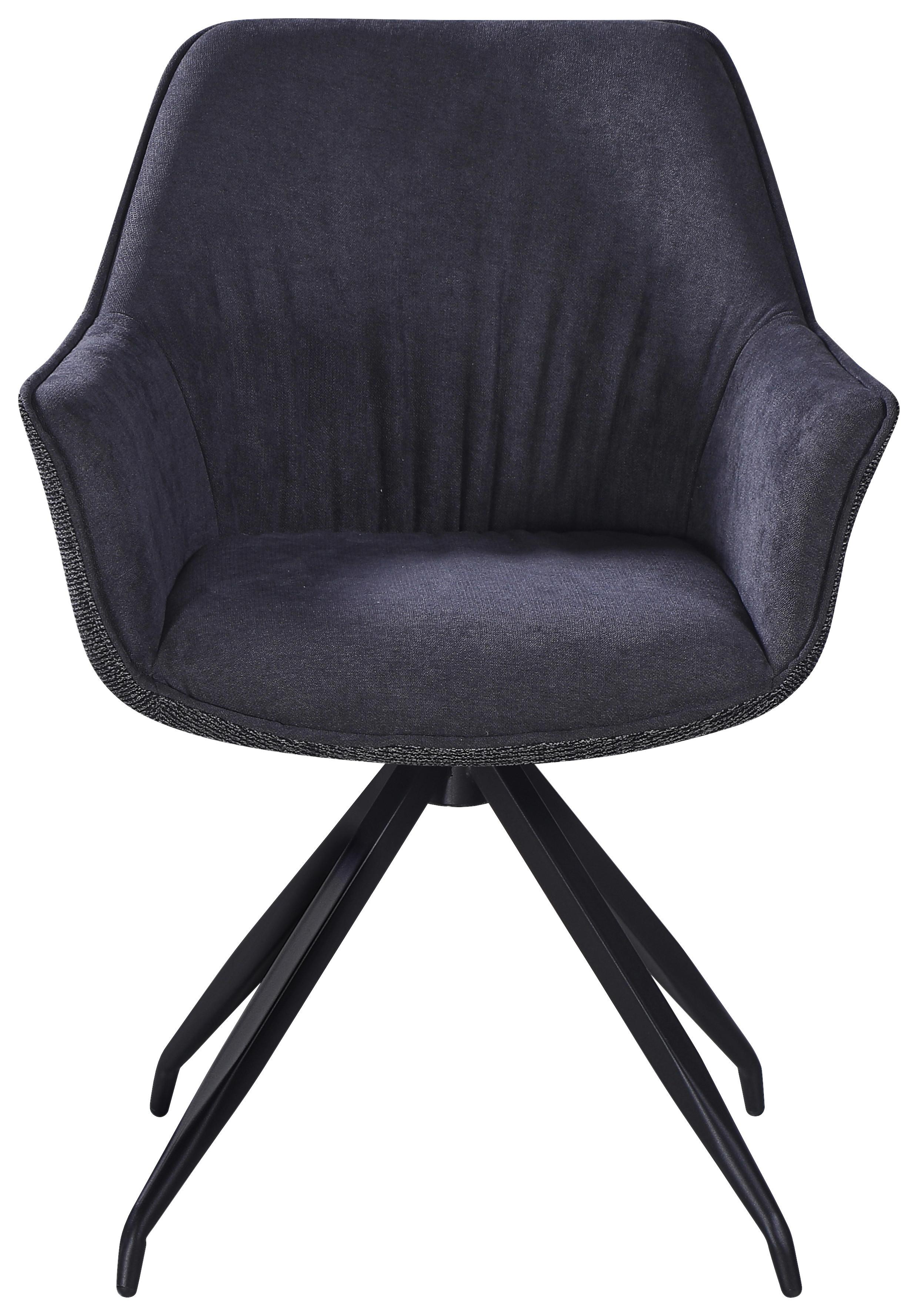 Armlehnstuhl Nova Grau Metall, Textil Mömax Wohnzimmermöbel Grau