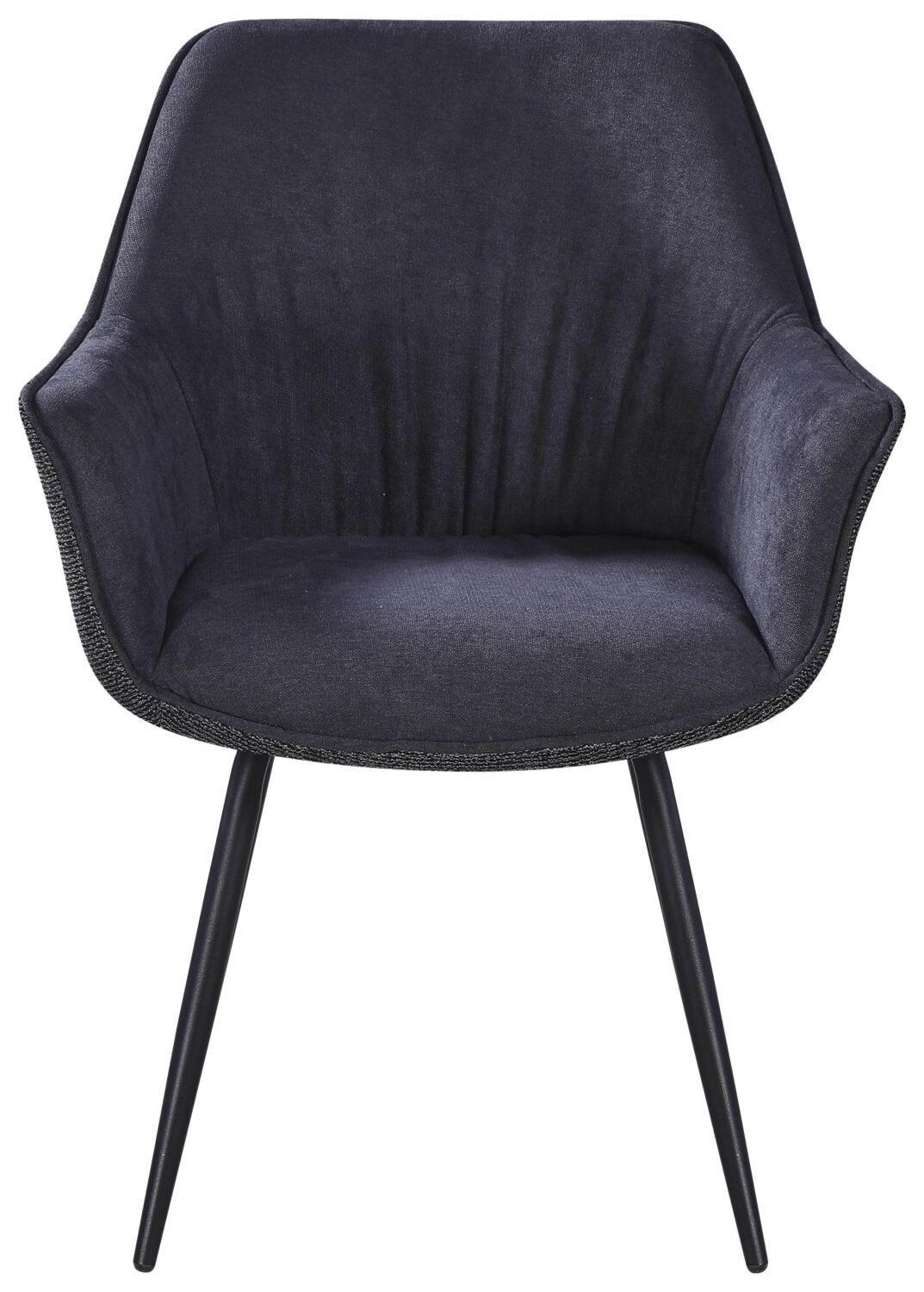 Armlehnstuhl Nova Grau Metall, Textil Premium Living Wohnzimmermöbel Grau