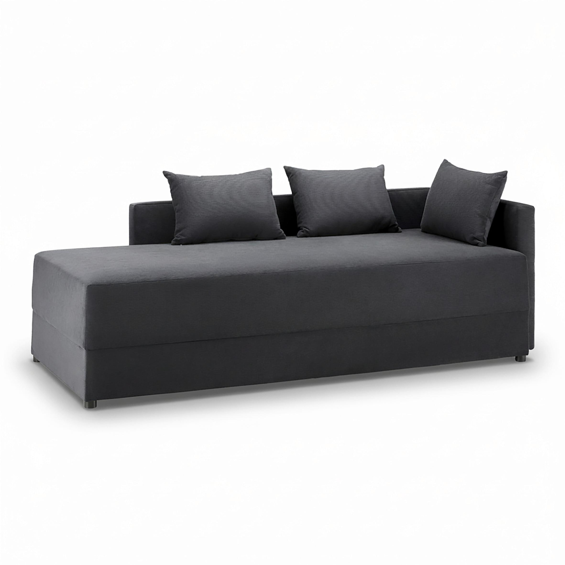 Wohnli Möbelsuche - Sofa Elea Dunkelgrau Cord