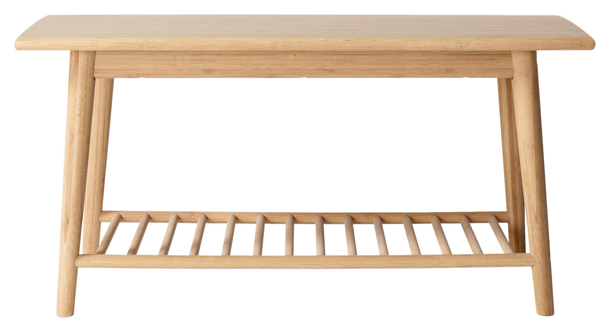 Wohnli Möbelsuche - Schuhbank ca.90x45x35cm Bambus massiv