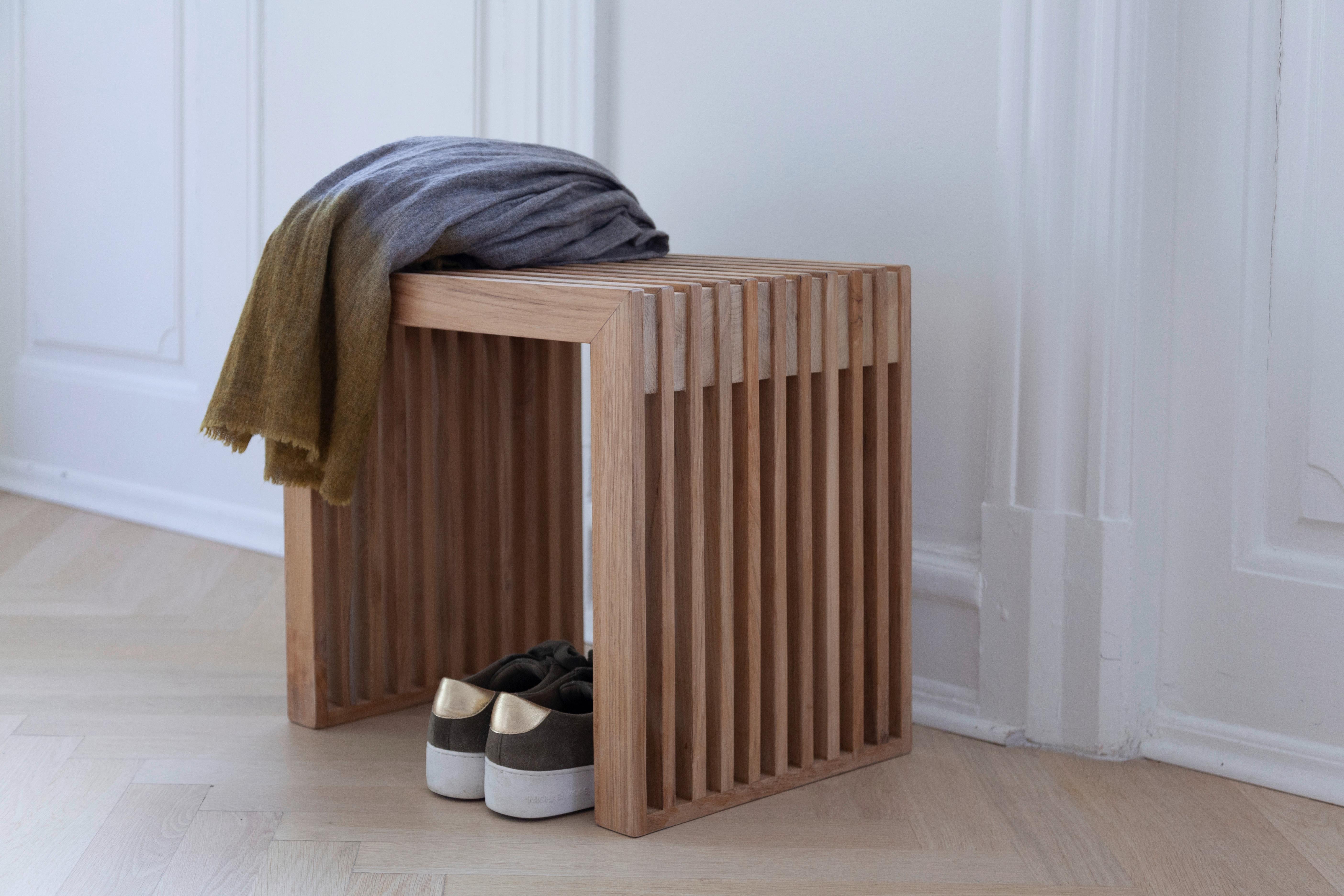 Teak Innenhöhe ca. 39 cm