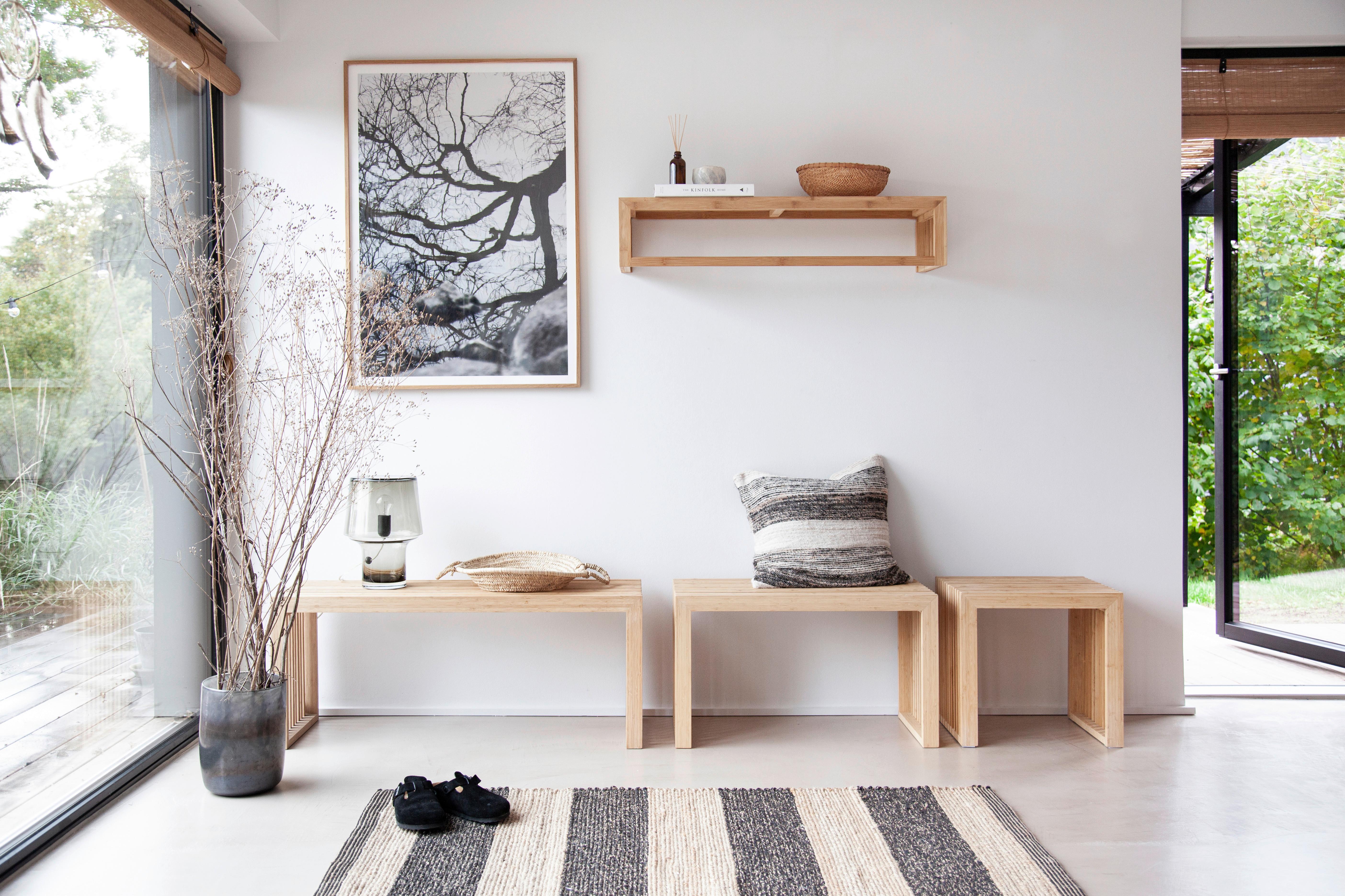 SITZBANK RIB BANK Holz MID.YOU Möbel > Bänke > Sitzbänke Braun