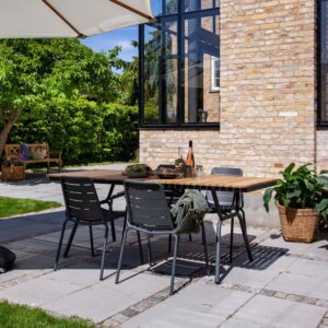 wohnli-moebel-suche-001685002101 Wohnli Möbelsuche - Gartentisch Parc Anthrazit/Teak