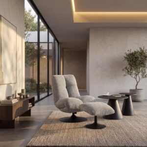 wohnli-moebel-suche-001692002701-1 Sessel Alma Hellgrau Samt Metall, Textil Bessagi Home Möbel > Sessel > Polstersessel Grau