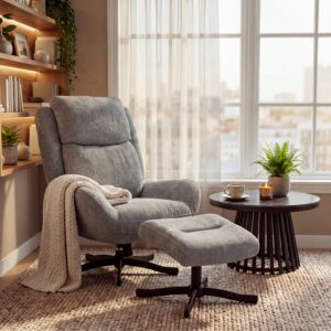 Sessel Nina Hellgrau Samt Metall, Textil Bessagi Home Möbel > Sessel > Polstersessel Grau