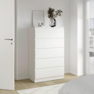 Kommode Mara 5 Weiß Holz Mömax Möbel > Kommoden & Schubladenschränke > Kommoden Weiß