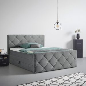 wohnli-moebel-suche-001726000701-1 Boxspringbett Adele Grau ca. 180x200cm Holz, Textil, Holzwerkstoff Mömax Möbel > Betten > Doppelbetten Grau