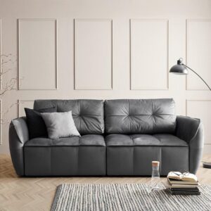 Schlafsofa in Anthrazit Textil Premium Living Möbel > Sofas & Couches > Sofas Anthrazit