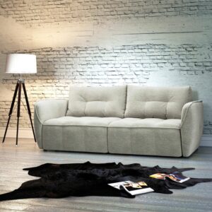 Schlafsofa Bombei in Beige Textil Premium Living Wohnzimmermöbel Beige