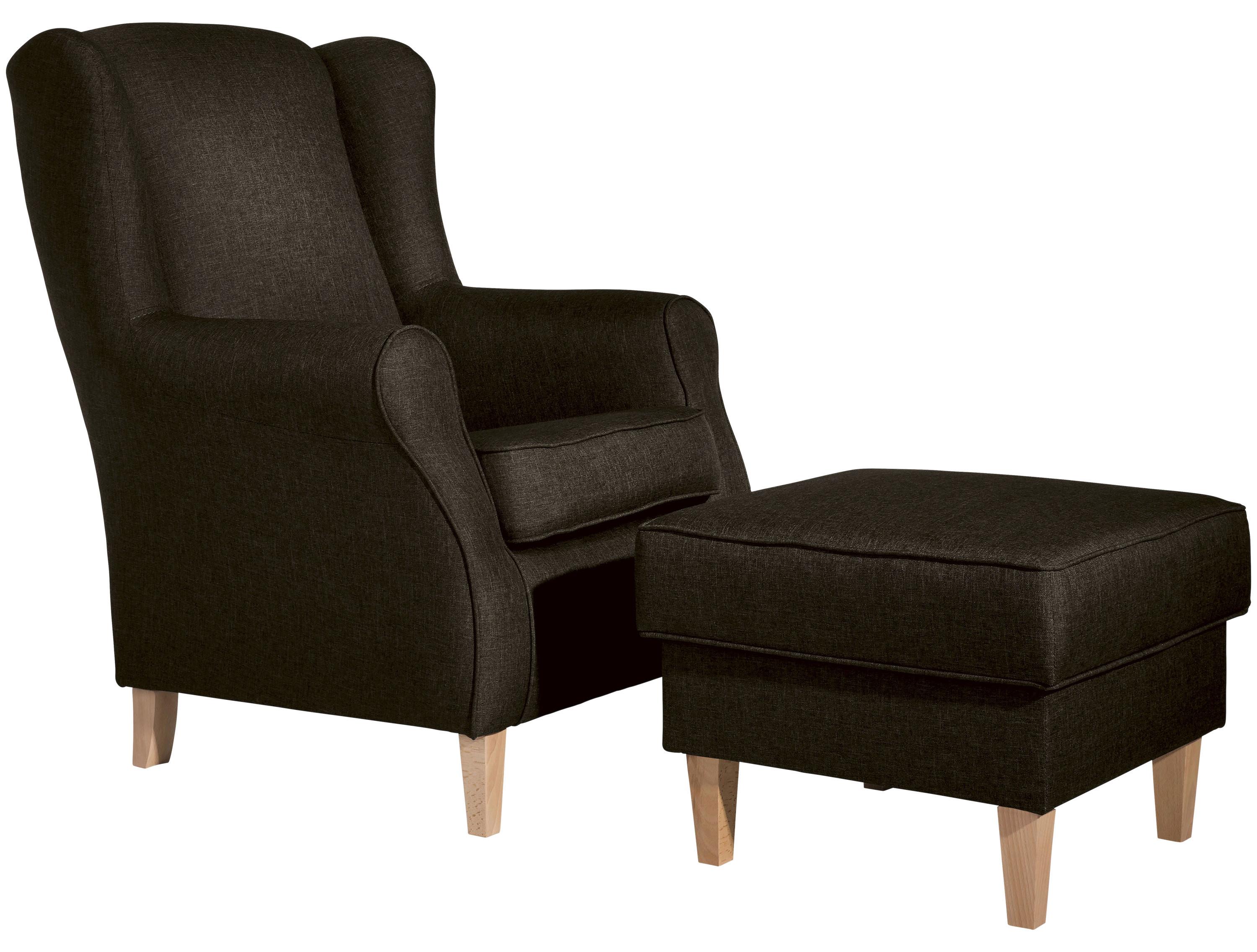 Hocker Lorris Braun Flachgewebe Textil Max Winzer Möbel > Sessel > Hocker Braun