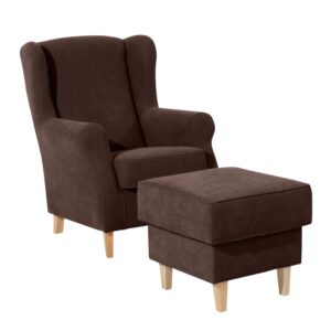 HOCKER LORRIS Textil Max Winzer Möbel > Sessel > Hocker Braun