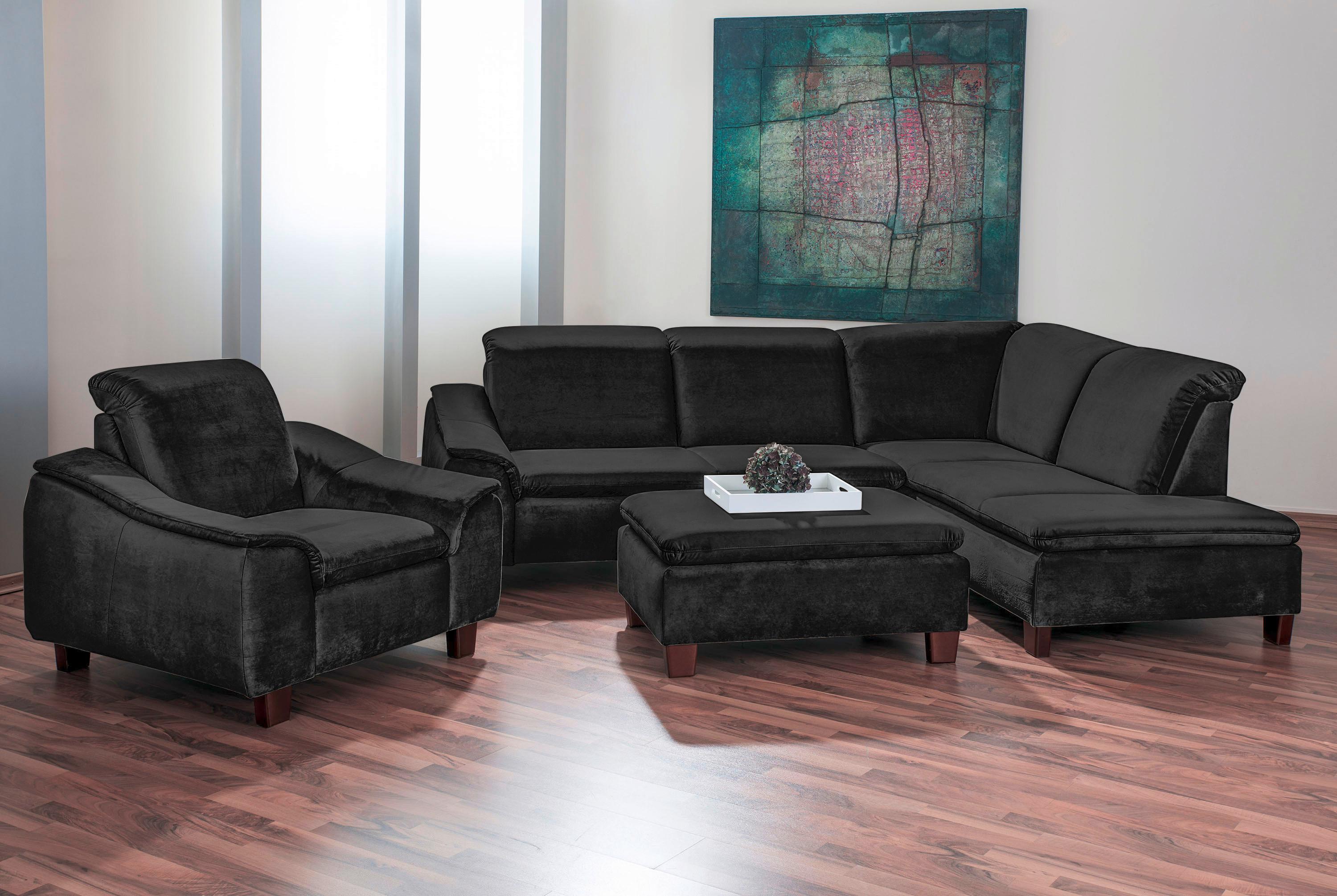 ECKSOFA AARON Textil Max Winzer Möbel > Sofas & Couches > Wohnlandschaften > Ecksofas > XXL Ecksofas Schwarz