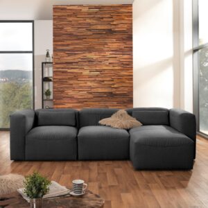 ECKSOFA LENA Textil Max Winzer Möbel > Sofas & Couches > Wohnlandschaften > Ecksofas > XXL Ecksofas Anthrazit