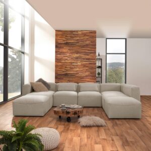 wohnli-moebel-suche-001775007729-1 WOHNLANDSCHAFT LENA Textil Max Winzer Möbel > Sofas & Couches > Wohnlandschaften > Wohnlandschaften U-Form Weiß
