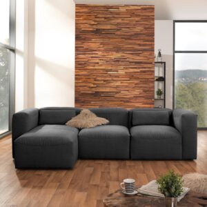 ECKSOFA LENA Textil Max Winzer Möbel > Sofas & Couches > Wohnlandschaften > Ecksofas > XXL Ecksofas Anthrazit