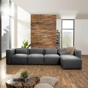 ECKSOFA LENA Textil Max Winzer Möbel > Sofas & Couches > Wohnlandschaften > Ecksofas > XXL Ecksofas Anthrazit