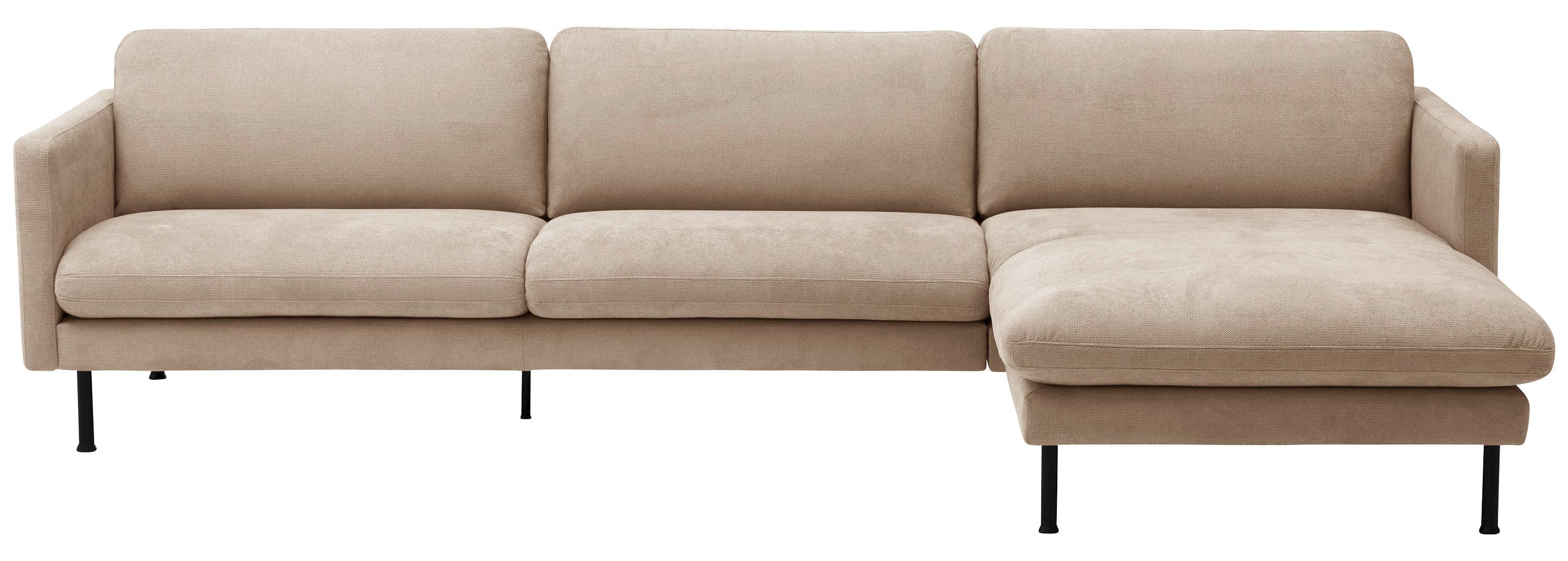 Wohnli Möbelsuche - Ecksofa Nathan in Beige Flachgewebew.