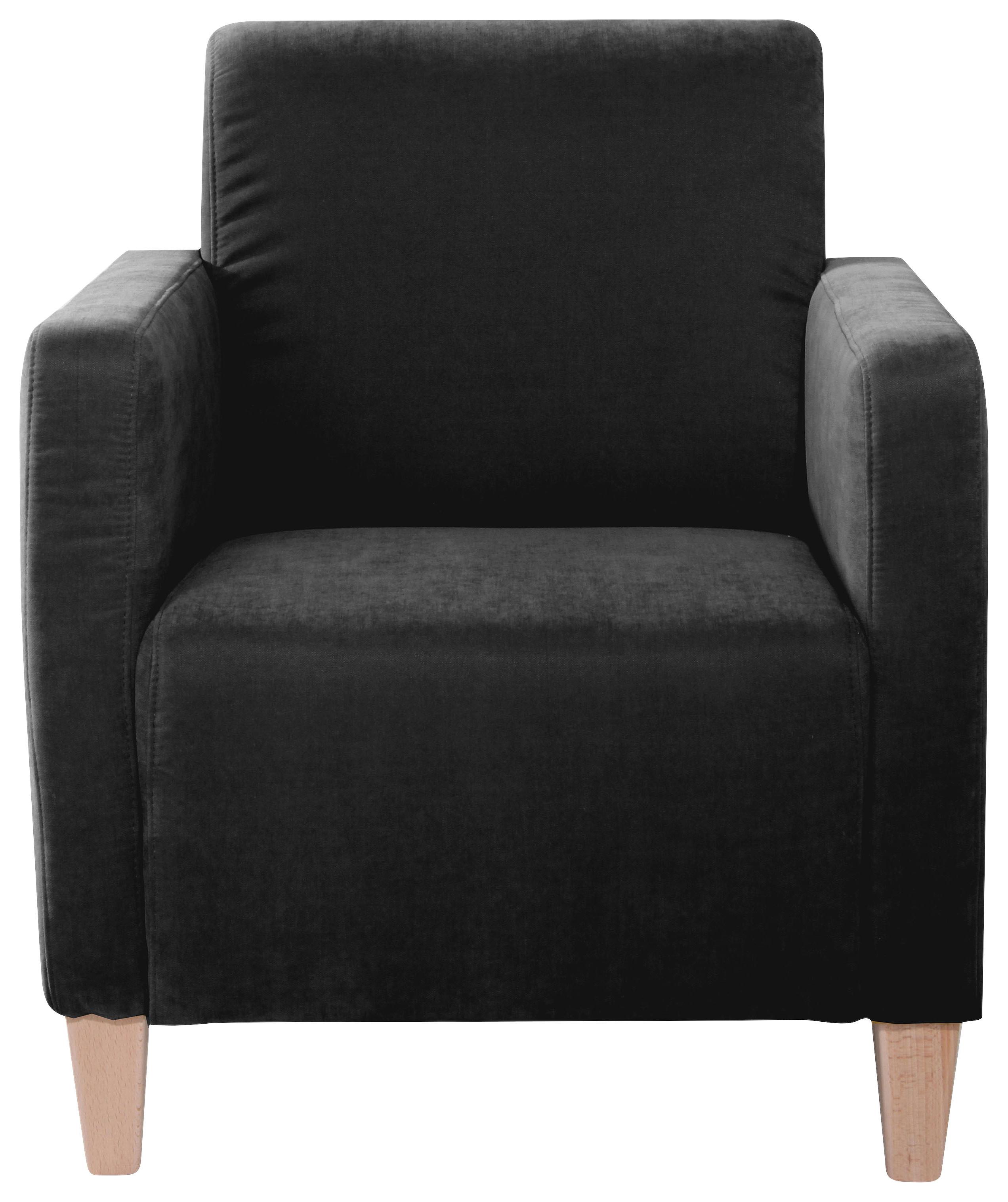SESSEL MILLA Textil Max Winzer Möbel > Sessel > Polstersessel Schwarz