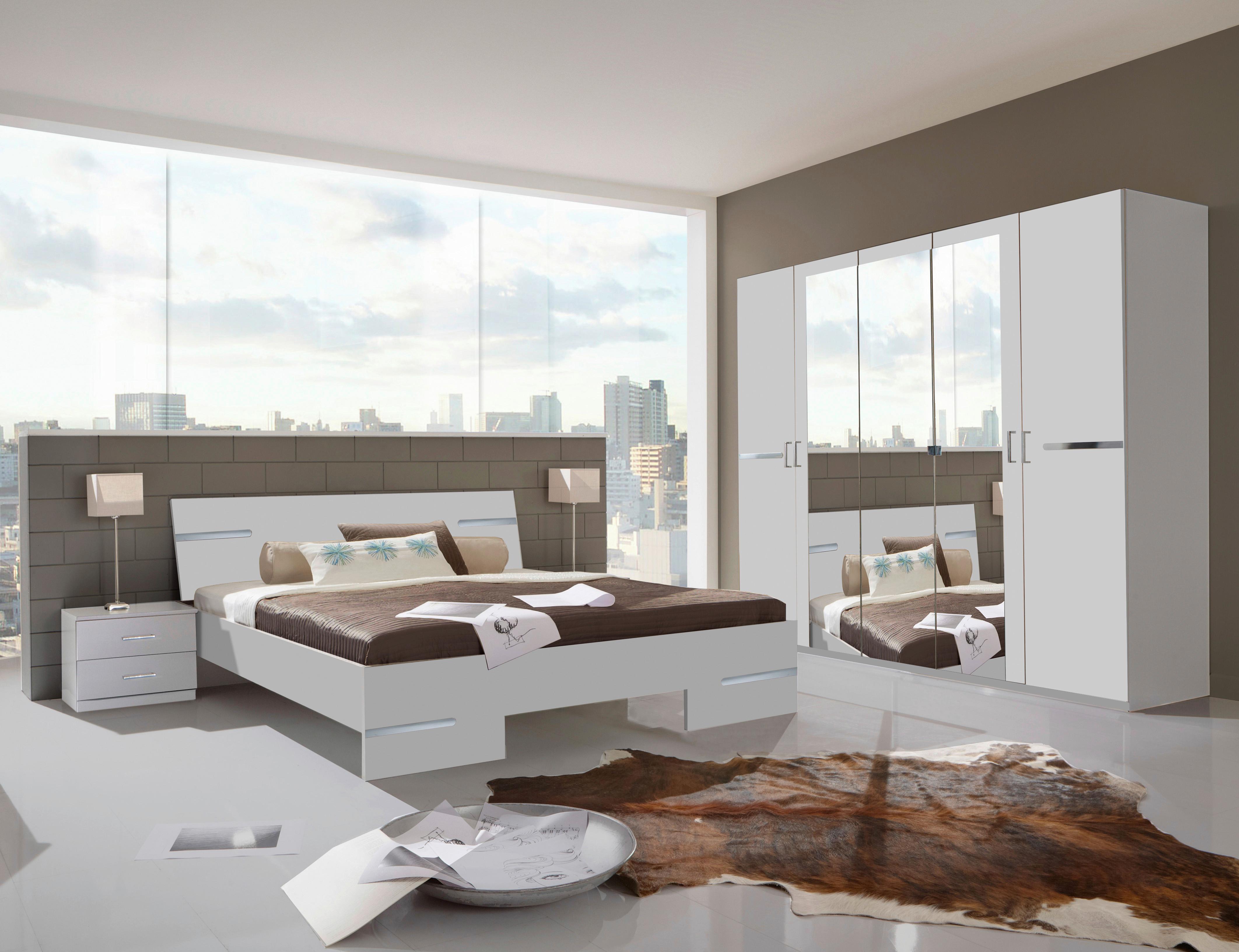 Wohnli Möbelsuche - Schlafzimmer Anna 4-tlg. ca. 180x200 cm Weiß
