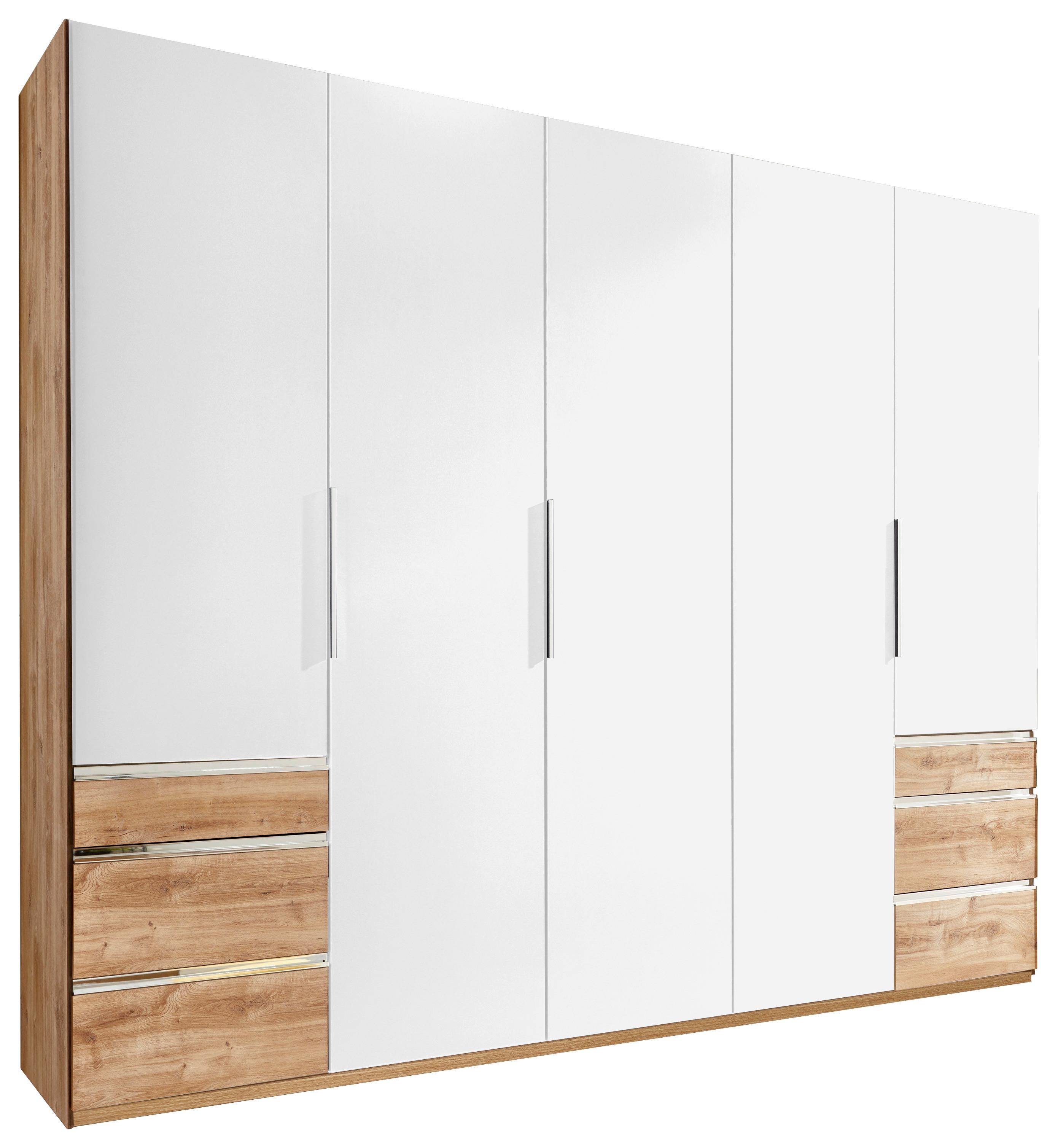 wohnli-moebel-suche-001787048704 Wohnli Möbelsuche - Drehtürenschrank Level 36A ca. 250x216x58 cm Weiß/Eiche