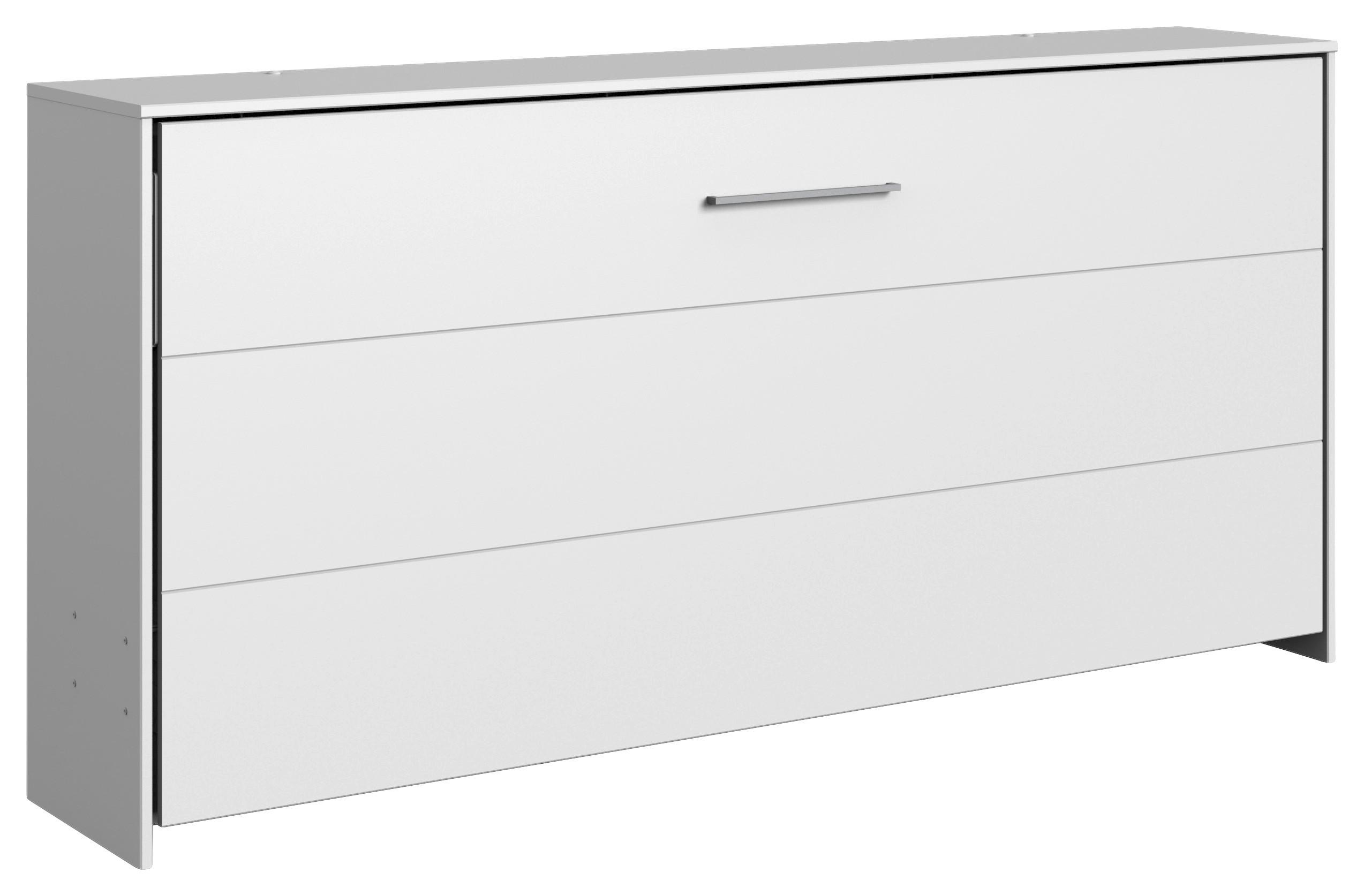Klappbett Juist ca. 90x200 cm Weiß Holzwerkstoff MID.YOU Möbel > Betten Weiß