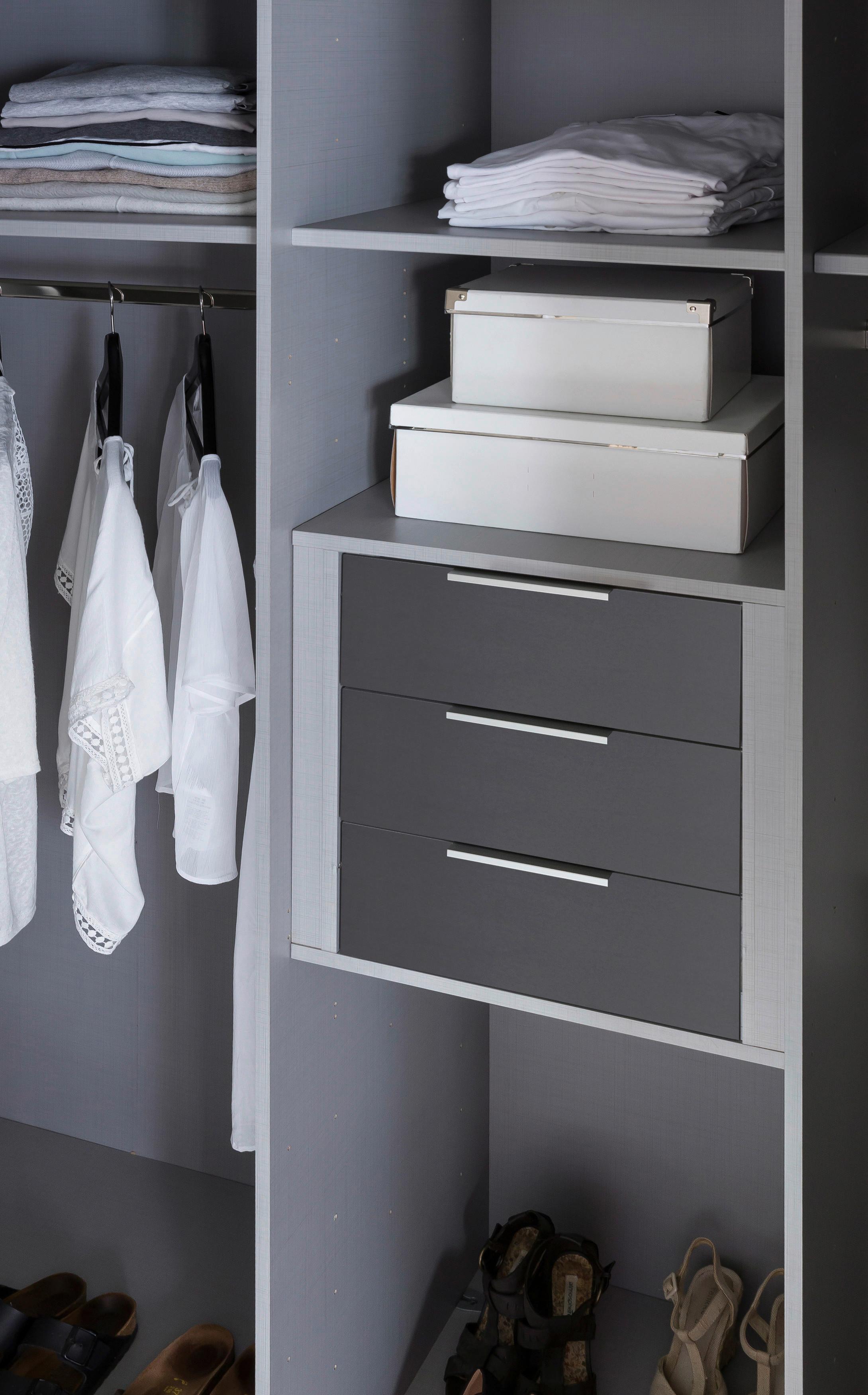 SCHUBKASTENEINSATZ SCHUBKASTENEINSATZ Holzwerkstoff MID.YOU Möbel > Schränke Grau