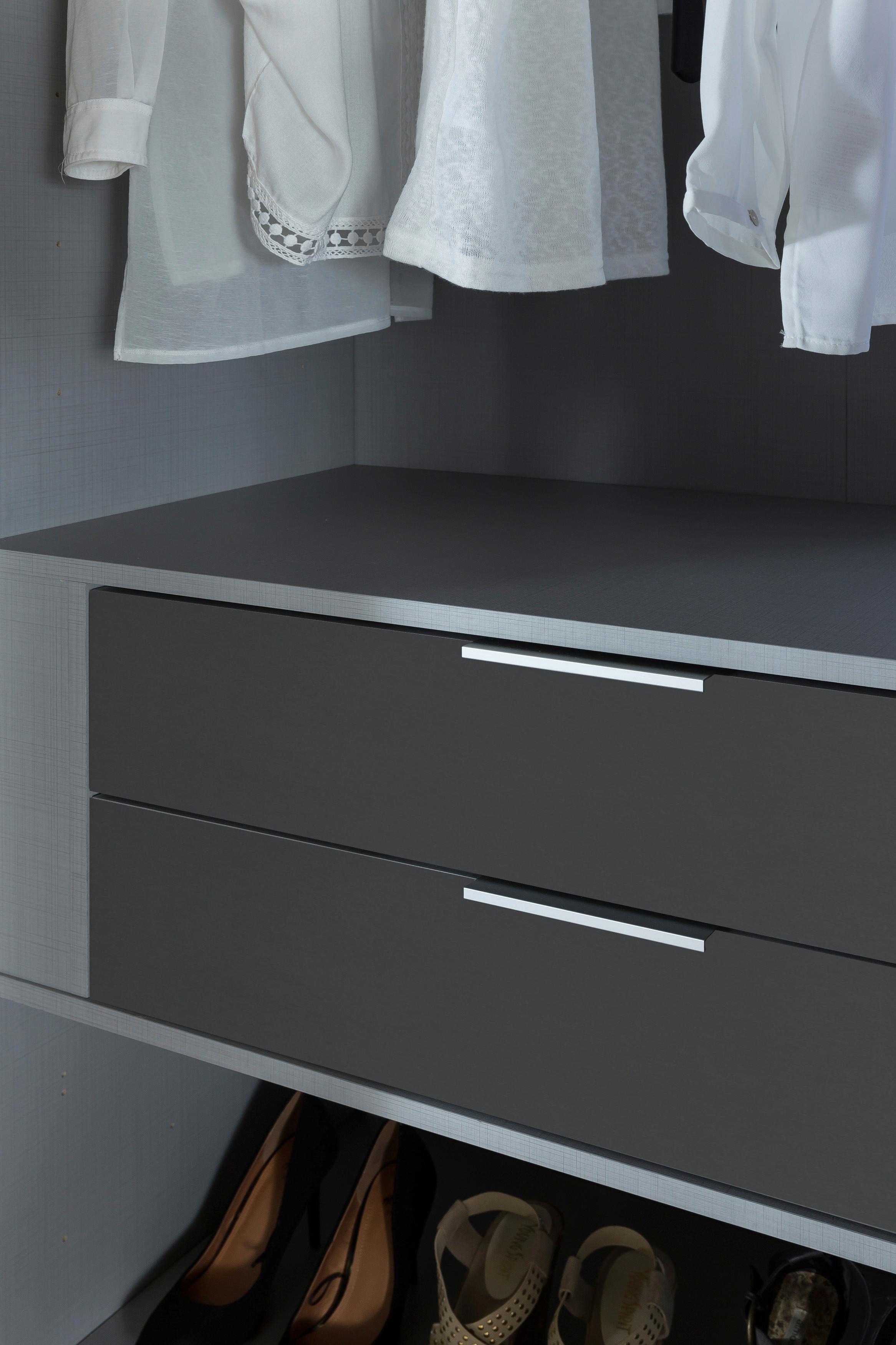 SCHUBKASTENEINSATZ SCHUBKASTENEINSATZ Holzwerkstoff MID.YOU Möbel > Schränke Grau